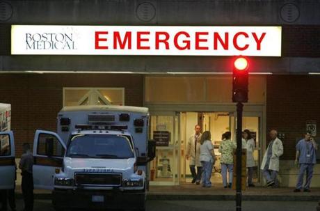 The emergency room at Boston Medical Center.
